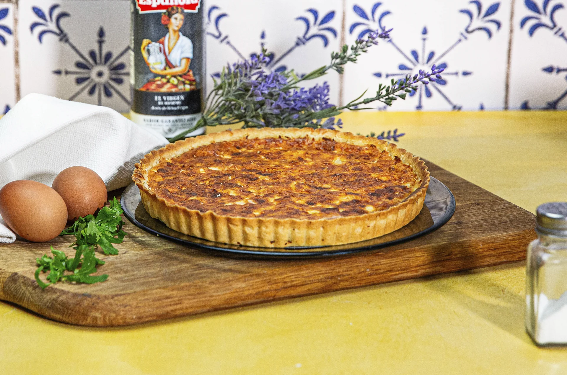 Aprende cómo hacer una quiche lorraine tradicional