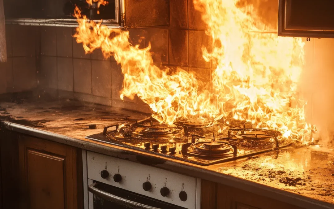 ¿Sabrías cómo apagar un incendio en la cocina? Guía básica